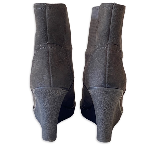 SPLENDID Suede Wedge Ankle Boots Size 7 - Picture 5 of 12